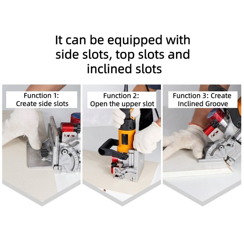 Electric Lamino Groover Factory - OEM for Woodworking Biscuit Joints Ramino