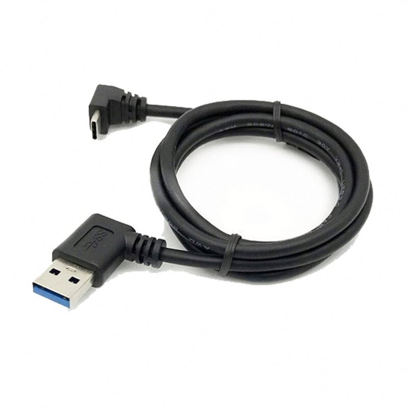 USB Cable Factory - OEM Custom 90 Degree Elbow USB 3.0 a to c Male