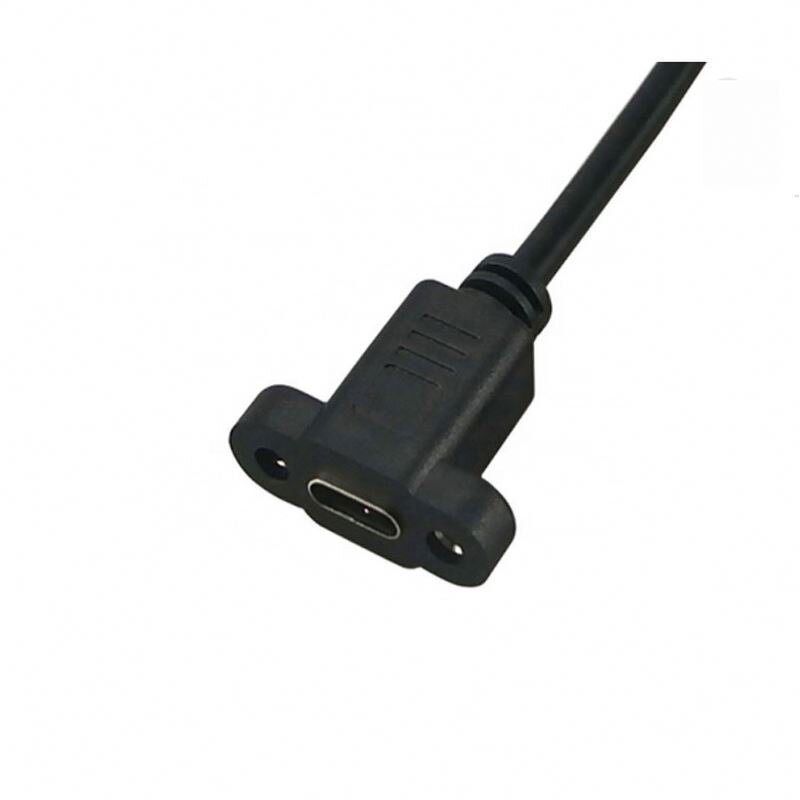 Type-C Extension Cable Factory - OEM USB 3.1 Male to Female Panel Mount