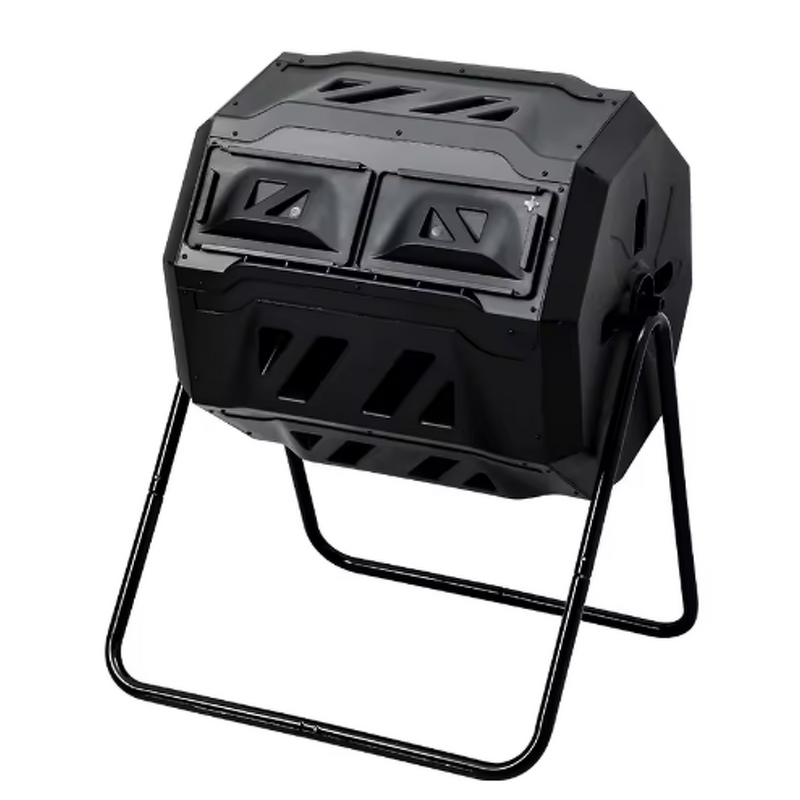 Composter Factory - OEM 43-Gallon Dual Rotating Outdoor Metal Stand