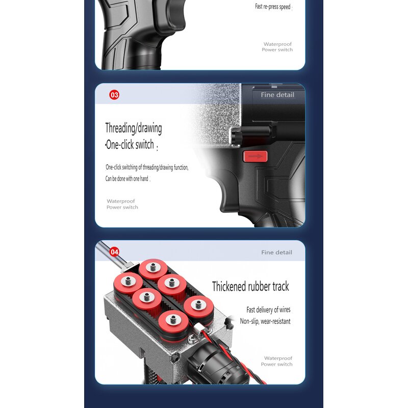 Cable Puller Machine Factory - Wholesale Brushless Rechargeable Lithium Wire Threader