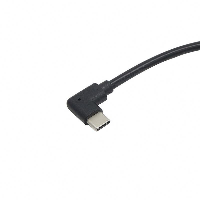 Type-C Cable Manufacturer - OEM Custom 90 Degree L Shaped Bare End