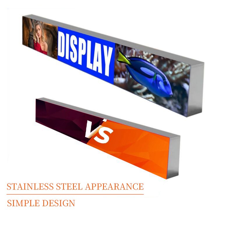 LED Electronic Display Screen Factory - OEM/ODM Custom Strip-shaped Stainless Steel Frameless