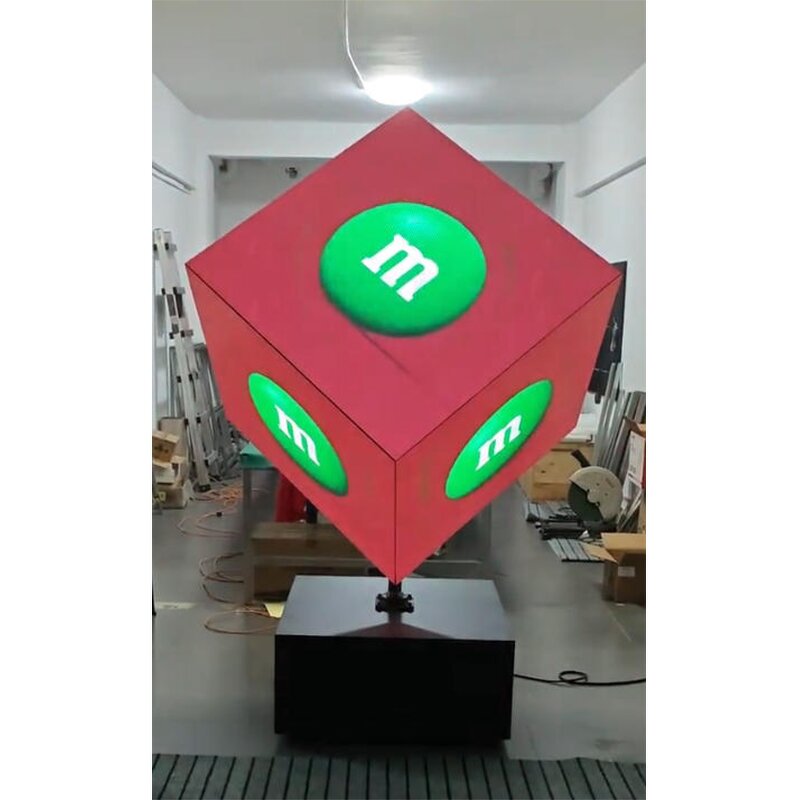 LED Cube Screen Factory - OEM/ODM Multi-sided Display with Customizable Rotation