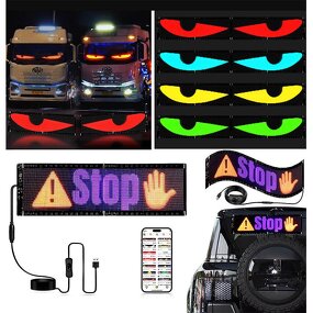 LED Screen Signage Factory - OEM/ODM Car Smart Programmable Automotive Matrix Panel