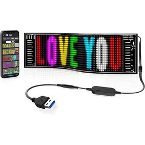 LED Display Screen Factory - OEM/ODM DIY Programmable Rolling for Car LED Logo Matrix