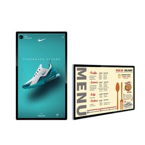 LCD Menu Display Screen Factory - OEM/ODM 43-Inch Indoor Wall Mount for Restaurant Coffee