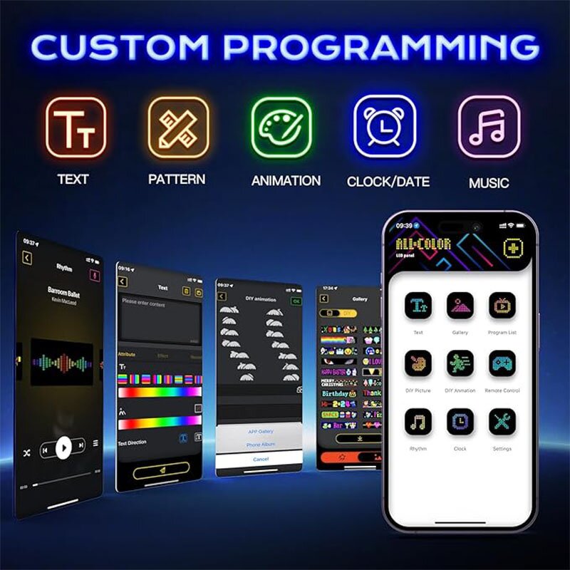 LED Sign Factory - OEM/ODM Car Programmable Scrolling 7"x3" USB 5V Flexible Matrix