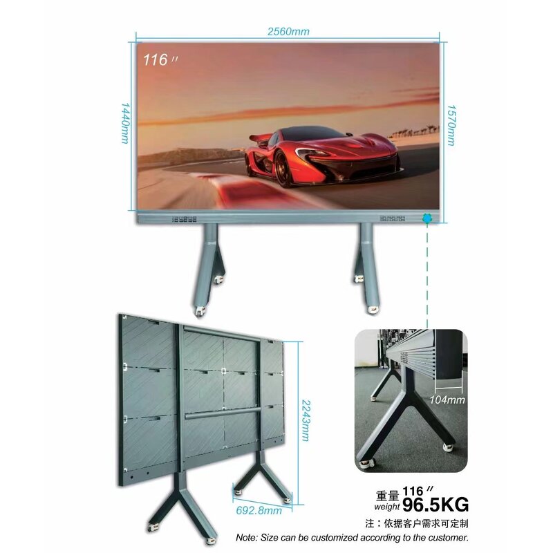 GOB LED Screen Factory - OEM/ODM Indoor P1.86 High Visibility Modular Seamless