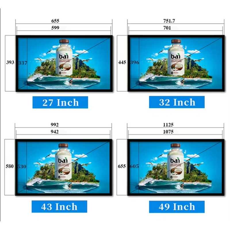 LCD Touch Screen Advertising Machine Manufacturer - OEM/ODM 43/55/65 Inch Ultra Thin 4K Wall-mounted