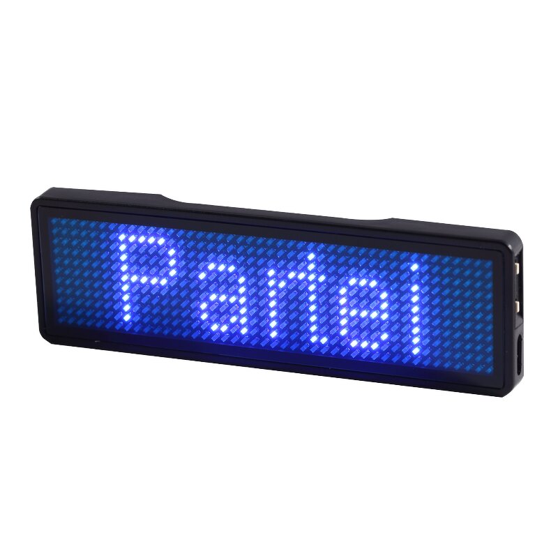 LED Name Badge Manufacturer - OEM/ODM Wholesale APP-Programmable Scrolling Message