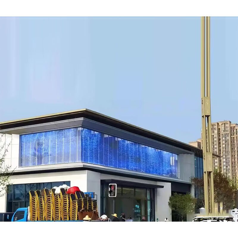 Outdoor LED Display Factory - OEM/ODM P6 Durable Naked-Eye 3D Wall Front Open Big Screen