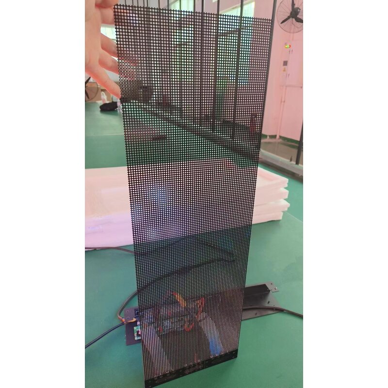 Outdoor Transparent LED Display Manufacturer - OEM/ODM Curtain Wall P3.9-7.8 Waterproof High-brightness