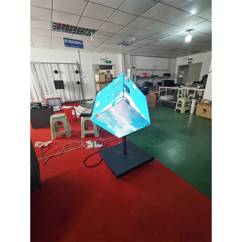 LED Cube Screen Factory - OEM/ODM Multi-sided Display with Customizable Rotation