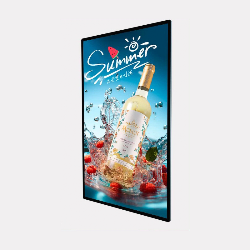 LCD Touch Screen Advertising Machine Manufacturer - OEM/ODM 43/55/65 Inch Ultra Thin 4K Wall-mounted