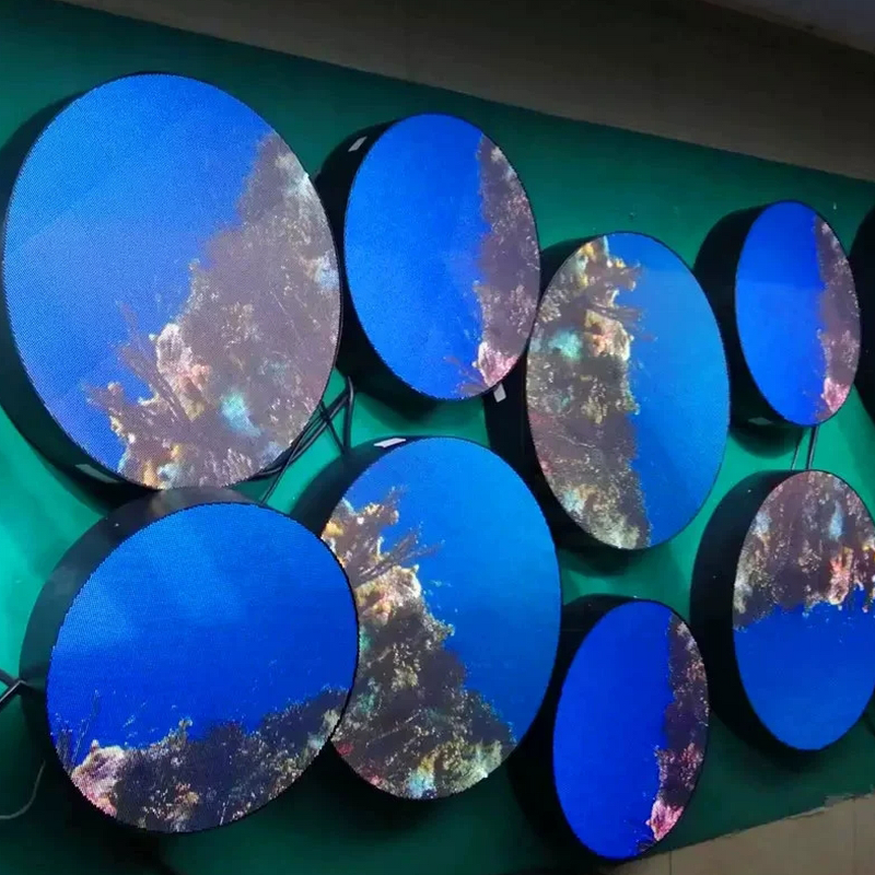 LED Display Screen Manufacturer - OEM/ODM Custom Circular P1.5 P2.5 for Store Logo