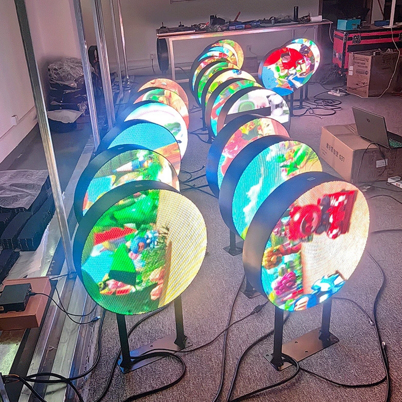 LED Display Screens Factory - OEM/ODM Custom Circular Logo Shop Signs Indoor Outdoor