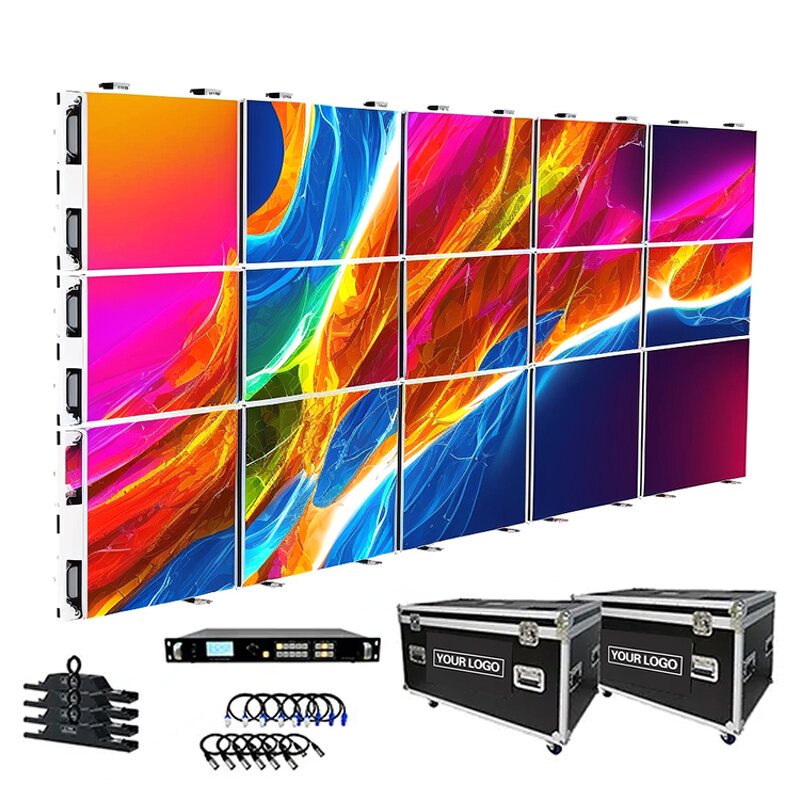 Indoor LED Display Factory - OEM/ODM New P1.86 Pitch Wall Mounted Video Backdrop for Church