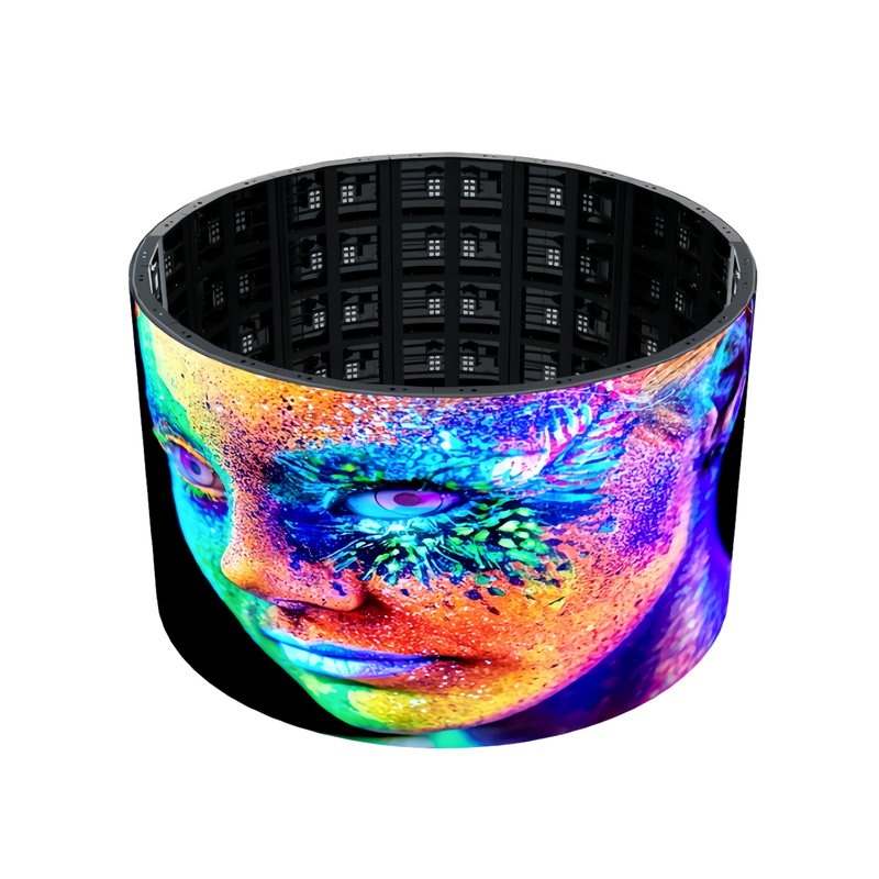 Cylindrical LED Display Factory - OEM/ODM Custom 4K Flexible Column Circular Wall