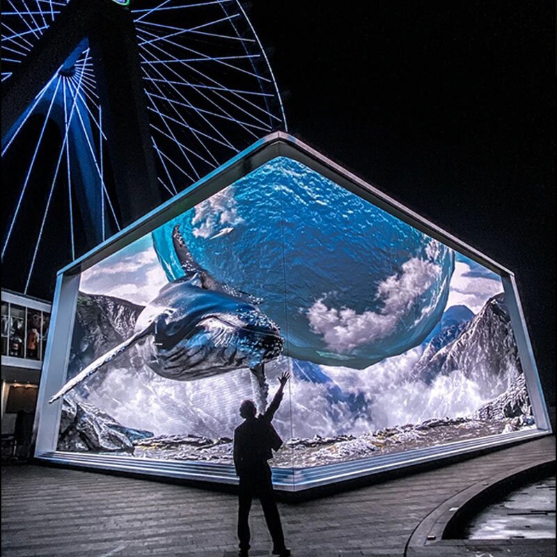 Naked Eye 3D LED Video Wall Manufacturer - OEM/ODM Customized Outdoor Ultra HD Advertising