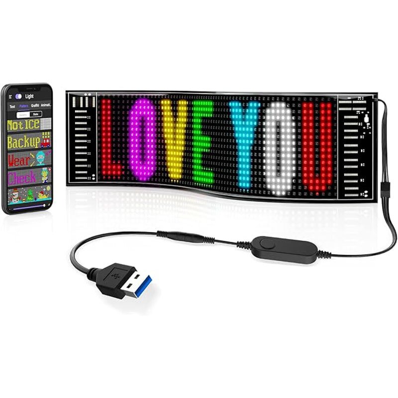 LED Car Sign Manufacturer - OEM/ODM Programmable Scrolling DIY Design Animations Text