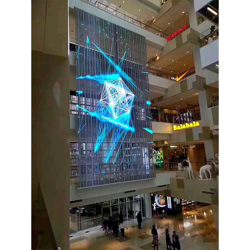 LED Display Screens Factory - OEM/ODM P3.91 Full Color High Brightness Rental Glass Transparent