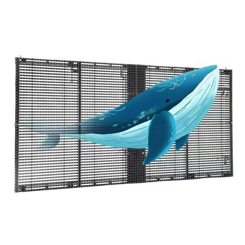 Transparent LED Screen Manufacturer - OEM/ODM Indoor Outdoor P3.9-7.8 Ice Screen 500X1000