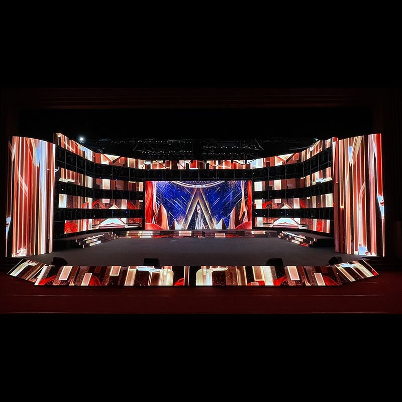 Indoor LED Display Factory - OEM/ODM New P1.86 Pitch Wall Mounted Video Backdrop for Church