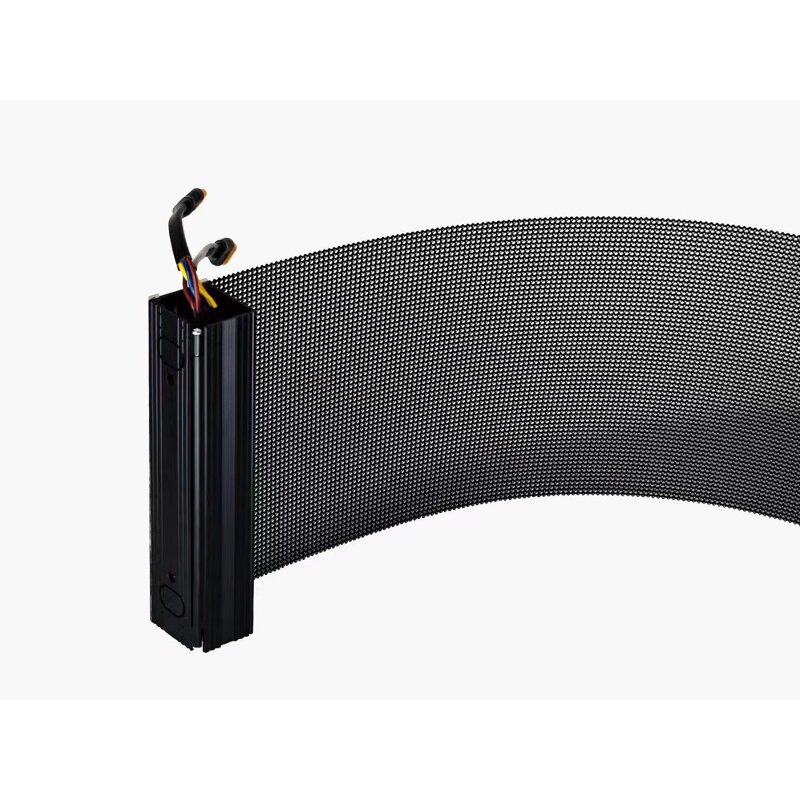 Flexible LED Display Factory - OEM/ODM Super Slim Transparent Soft Adhesive Film P6 P8