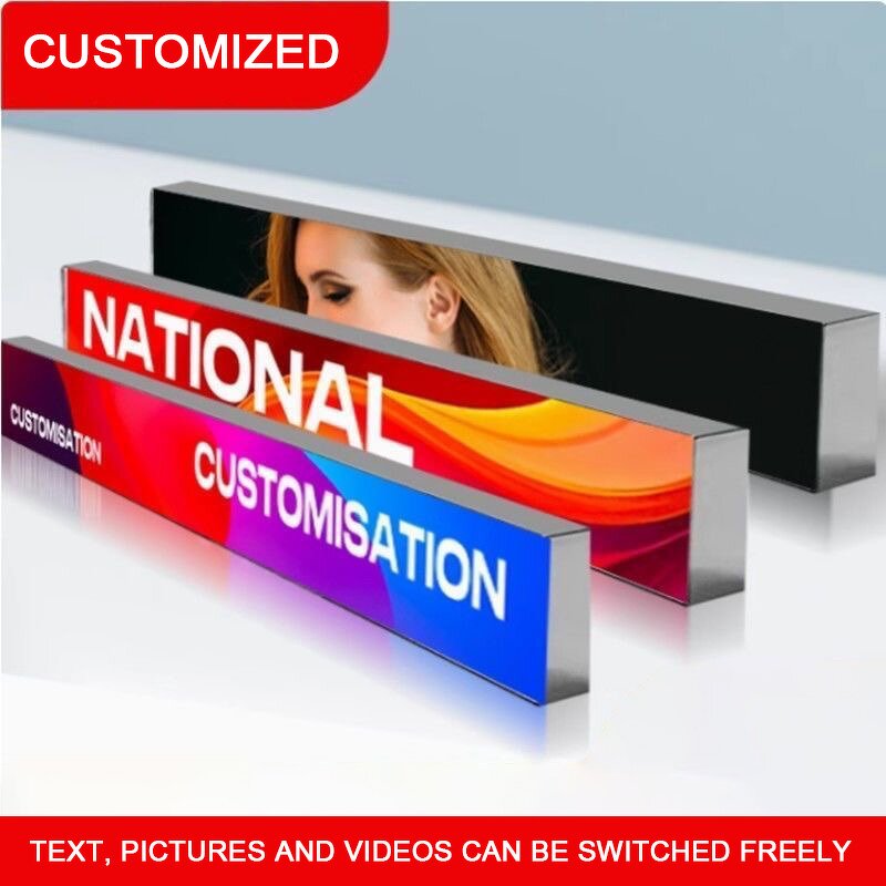LED Electronic Display Screen Factory - OEM/ODM Custom Strip-shaped Stainless Steel Frameless