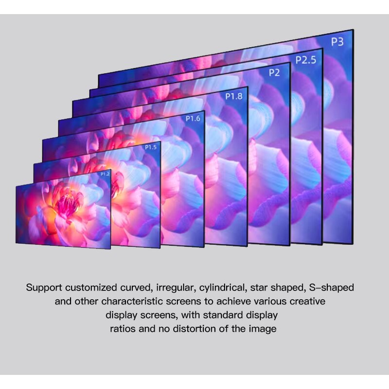 LED Display Screen Module Factory - OEM/ODM High Quality Indoor P1.53 Flexible Screen
