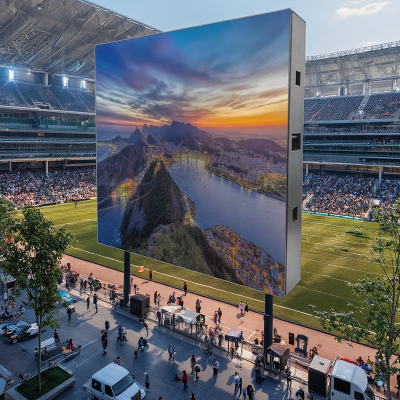 Outdoor LED Digital Signage Manufacturer - OEM/ODM P8 Waterproof Display Panel Front Service
