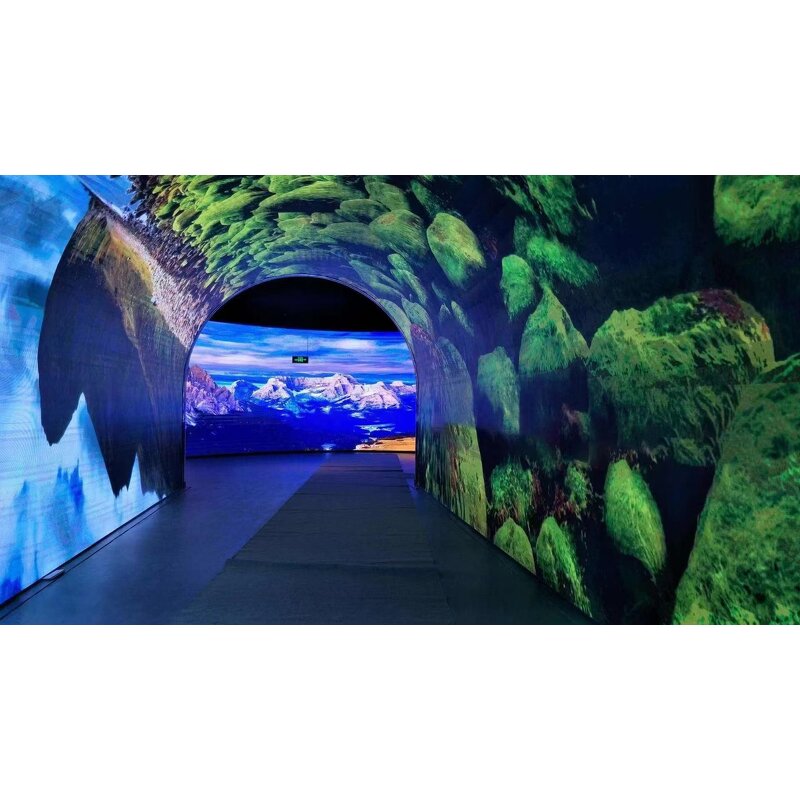 Flexible LED Display Factory - OEM/ODM Curved Indoor Wall Advertising Screen P2 P4