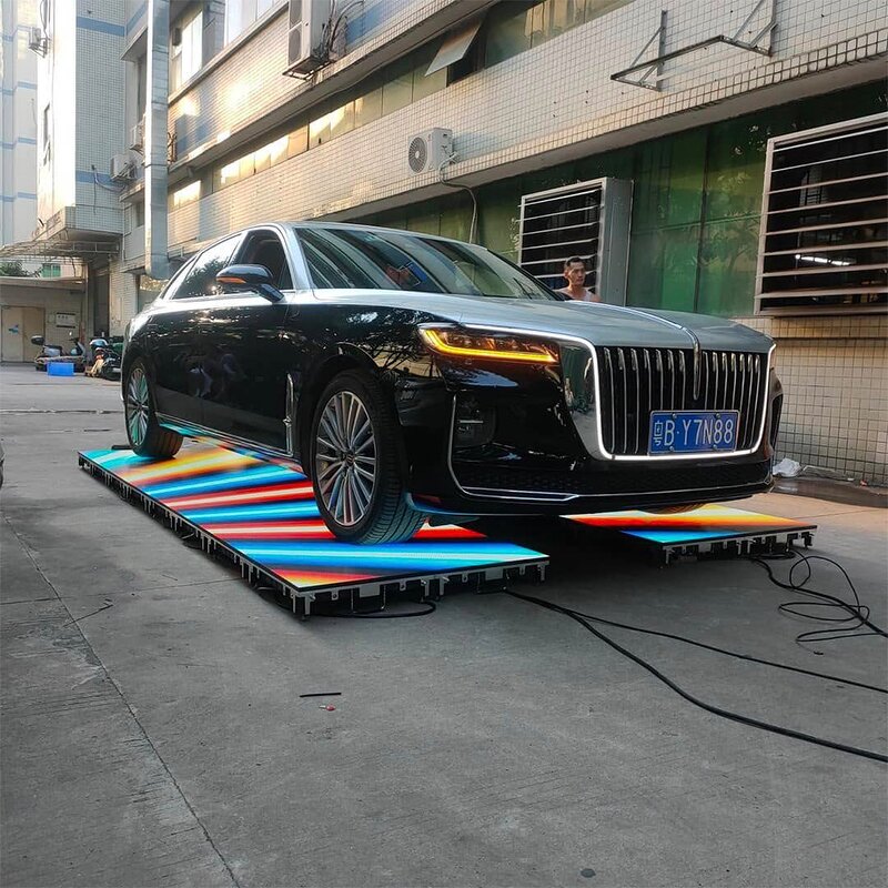 LED Dance Floor Tiles Factory - OEM/ODM Commercial Interactive 3D P3.91 IP65 Display Panels