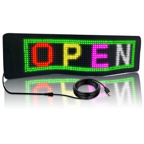 LED Sign Factory - OEM/ODM Car Programmable Scrolling 7"x3" USB 5V Flexible Matrix