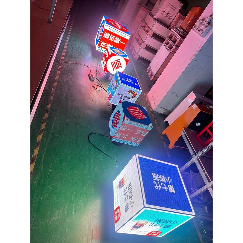 LED Magic Rubik's Display Manufacturer - OEM/ODM P2.6 360 Degrees Viewing Cube Screen