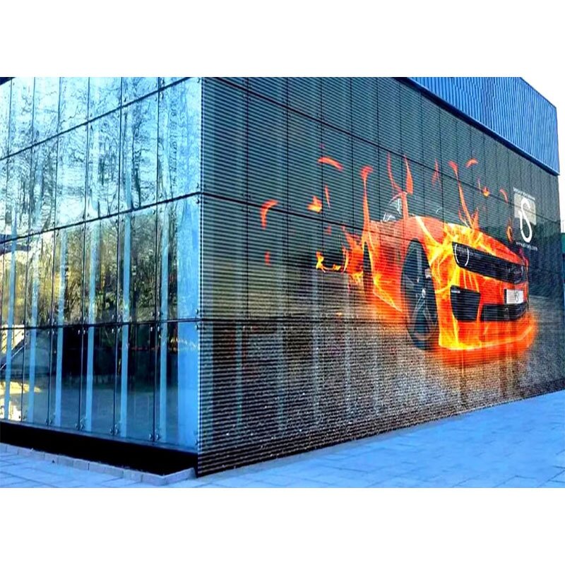 LED Display Screens Factory - OEM/ODM P3.91 Full Color High Brightness Rental Glass Transparent