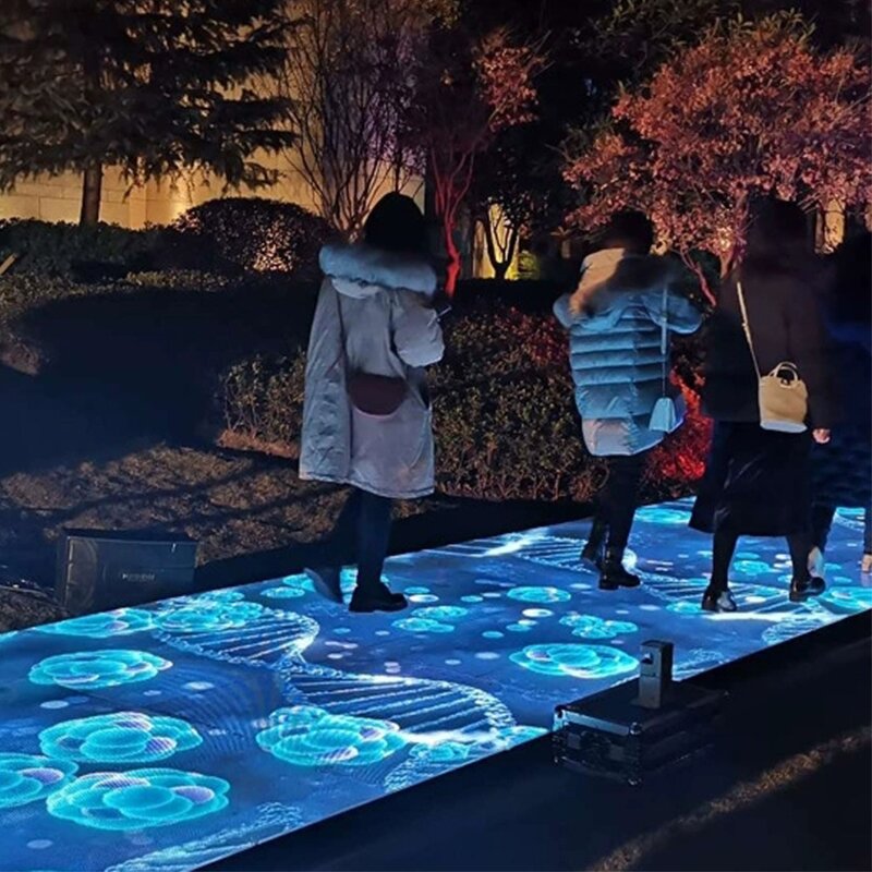 LED Intelligent Floor Tile Manufacturer - OEM/ODM P2.6 Interactive Dance Floor Screen