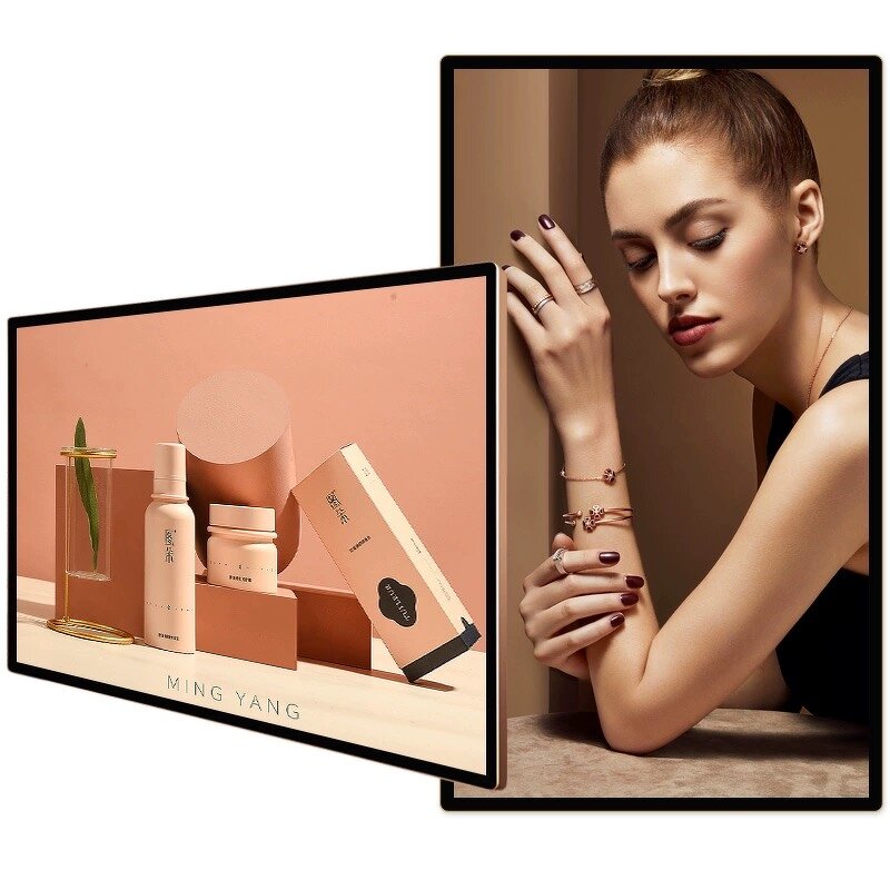 LCD Touch Screen Advertising Machine Manufacturer - OEM/ODM 43/55/65 Inch Ultra Thin 4K Wall-mounted