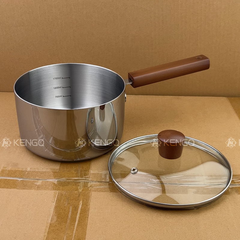 Soup Pot Manufacturer - OEM/ODM 316 Stainless Steel Baby Food Snow Pan Glass Cover