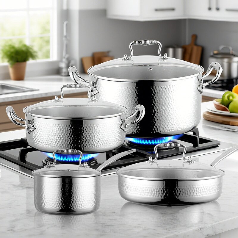 Cookware Set Factory - OEM/ODM Customized 316 Stainless Steel Non-Stick for Induction