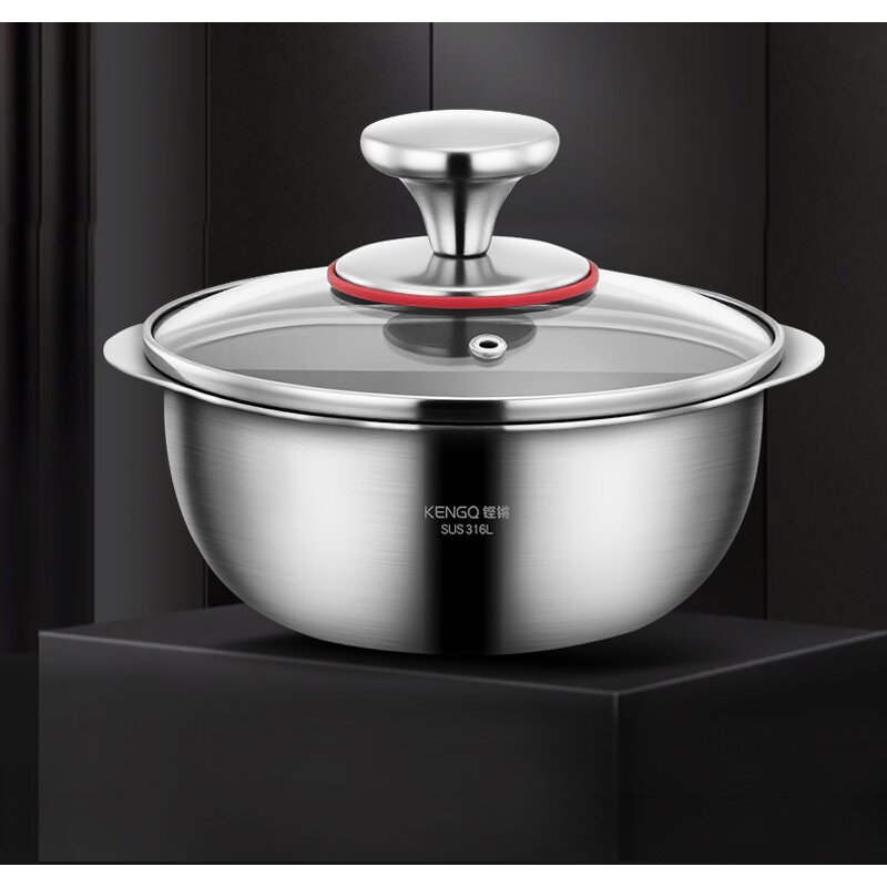 Hot Pot Manufacturer - OEM/ODM Two-flavor Hot Pot 316 Stainless Steel Mixing Bowl for Cooking