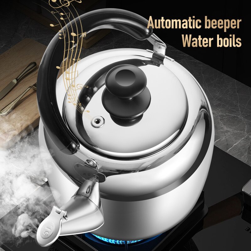 Water Kettle Manufacturer - OEM/ODM New Design Stainless Steel 3.0L Tea Whistling Kettle