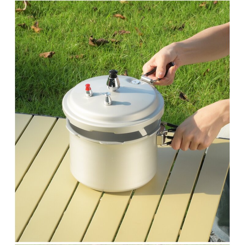 Pressure Cooker Manufacturer - OEM/ODM Portable Mini Aluminium Alloy with Folding Handle