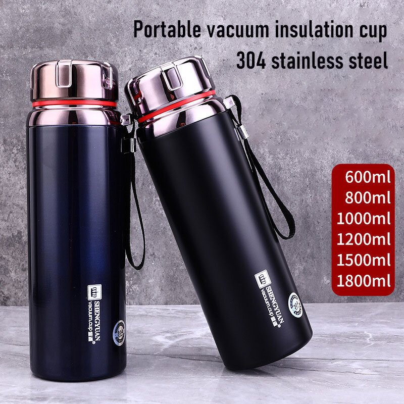 Vacuum Thermal Cup Manufacturer - OEM/ODM 1200ml 1500ml 1800ml Large Capacity Outdoor Travel