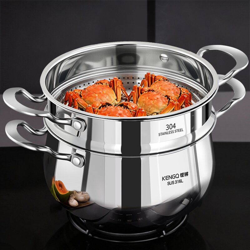 Soup Pot Factory - OEM/ODM Household Large Capacity Induction Cookware Non-stick Pot Set