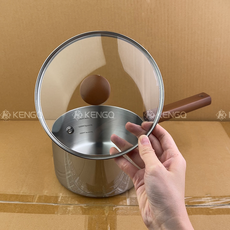 Soup Pot Manufacturer - OEM/ODM 316 Stainless Steel Baby Food Snow Pan Glass Cover