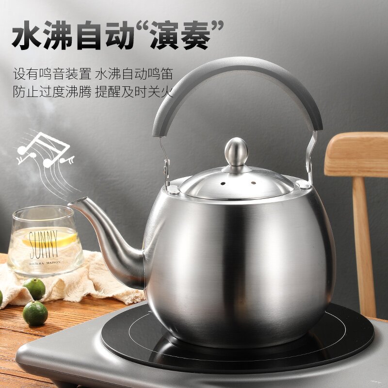 Stainless Steel Kettle Manufacturer - OEM/ODM Germany 304 4L/5L/6L for Gas Induction Cooker