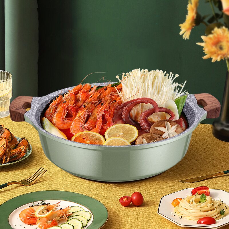 Cookware Set Manufacturer - OEM/ODM Aluminium Maifanshi Non-Stick Soup Pot for Induction