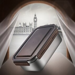 Lunch Box Manufacturer - OEM/ODM Leakproof Bento Lunch Box 316 Stainless Steel Food Container